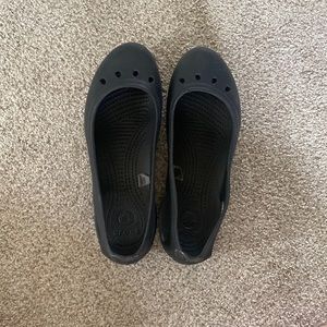 Black crocs. New without tags.